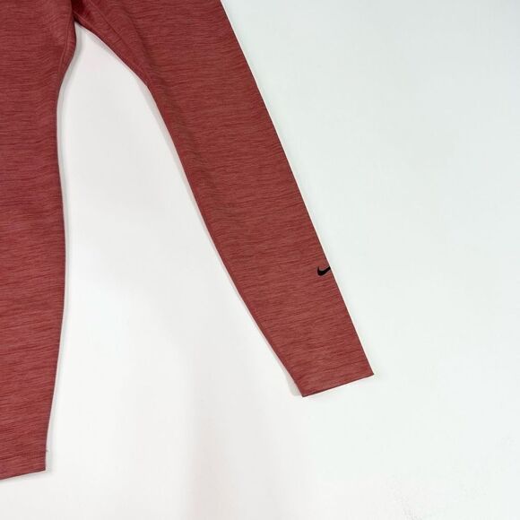 Nike Leggings Womens Medium Mid Rise Compression Pink Athletic Pants - Picture 2 of 11